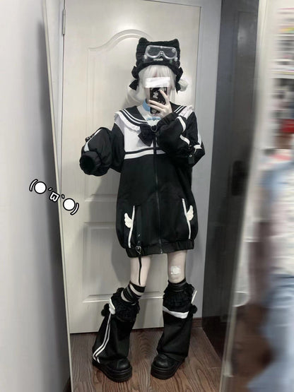 Mine Series Aqua Angel Loose Jacket + Leg Warmers