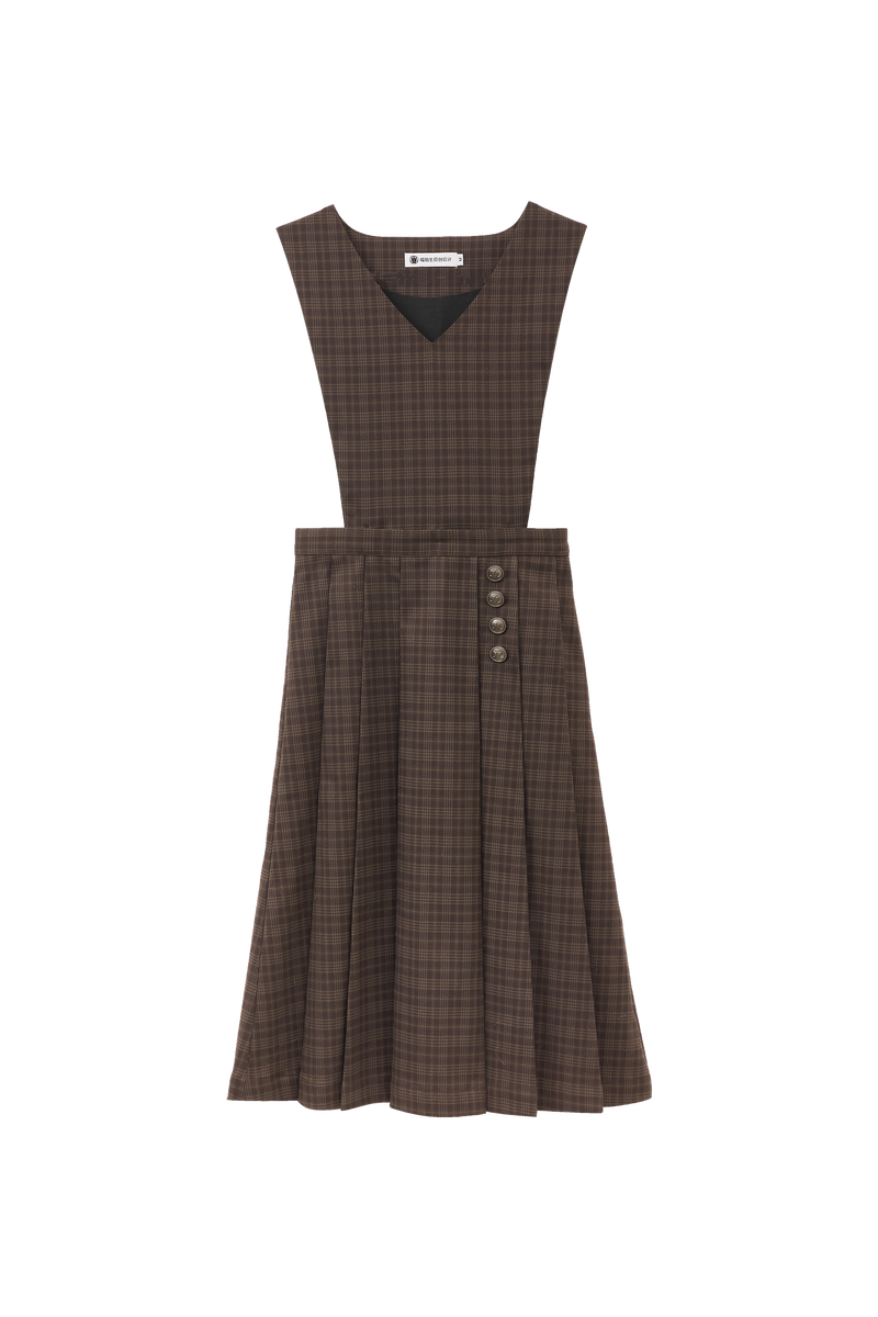 Retro College Jacket + Shirt + Skirt + Badge + Tie