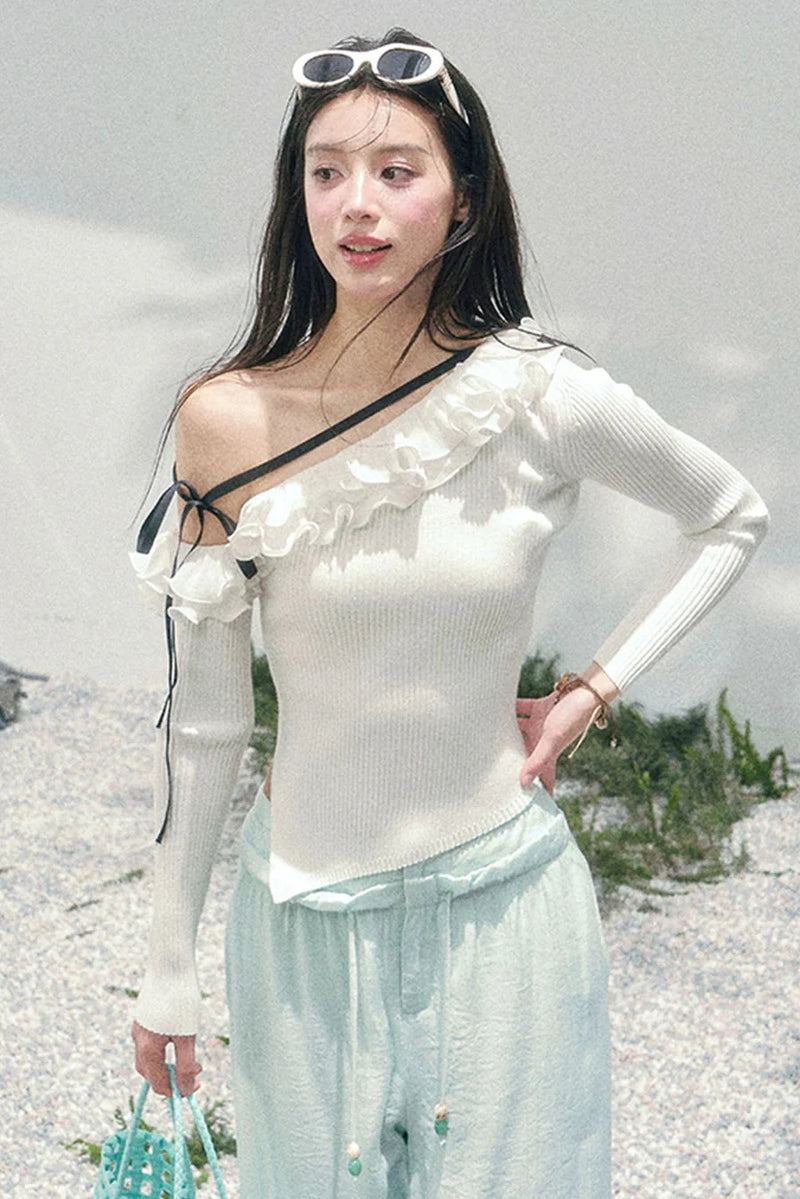 Asymmetrical Knit Top