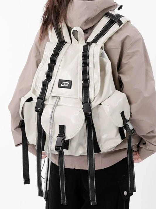 Leather Mode Big Backpack