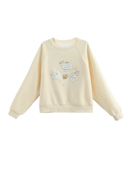 Sweet Dog Loose Sweatshirt