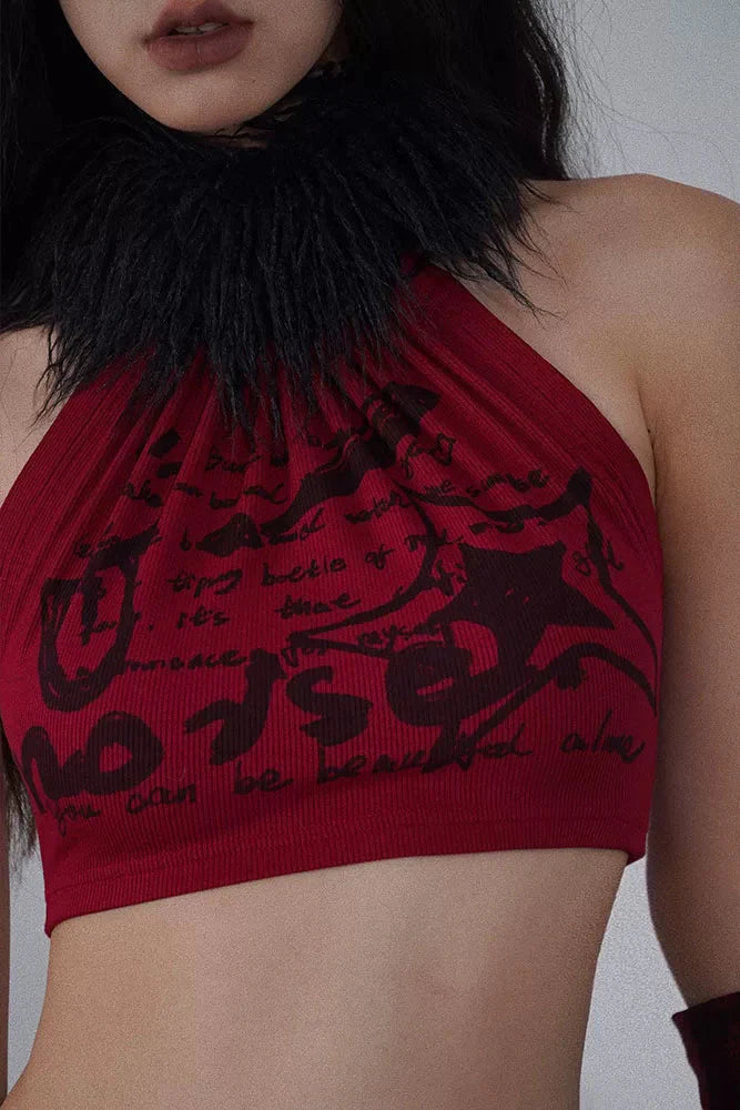 Punk Dark Rock Vest Top