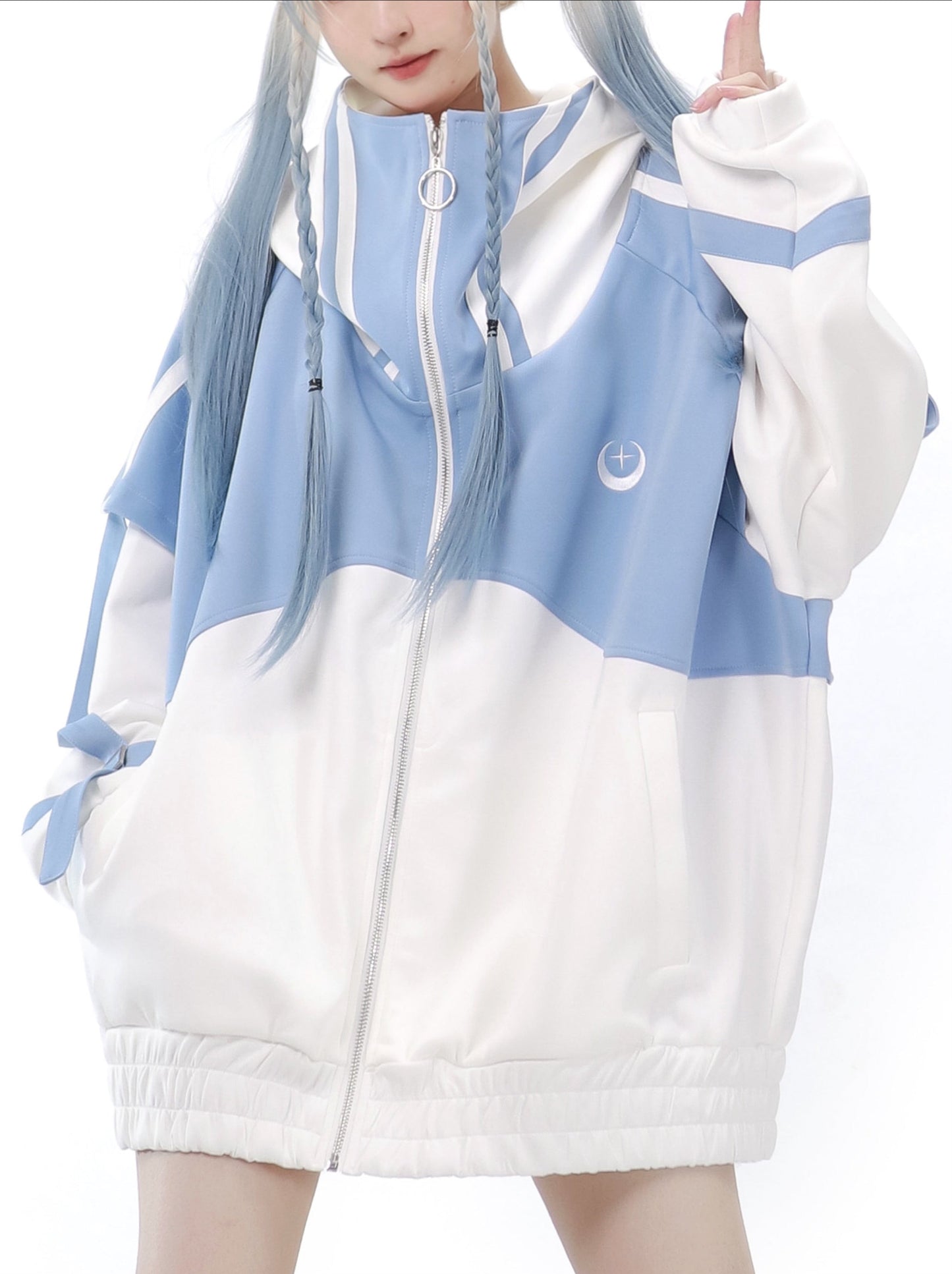 [angel Style] Mineral Series Subculture Cyber Jersey Set