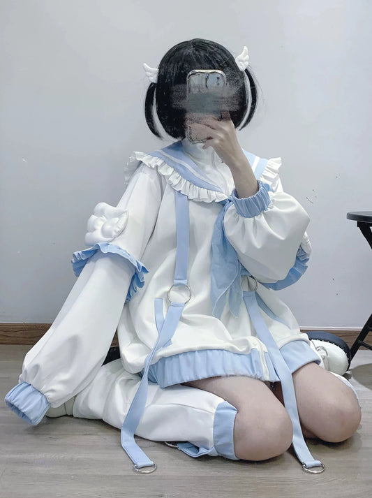 [angel Neighborhood👼] Aqua Sailor Sportswear Jacket
