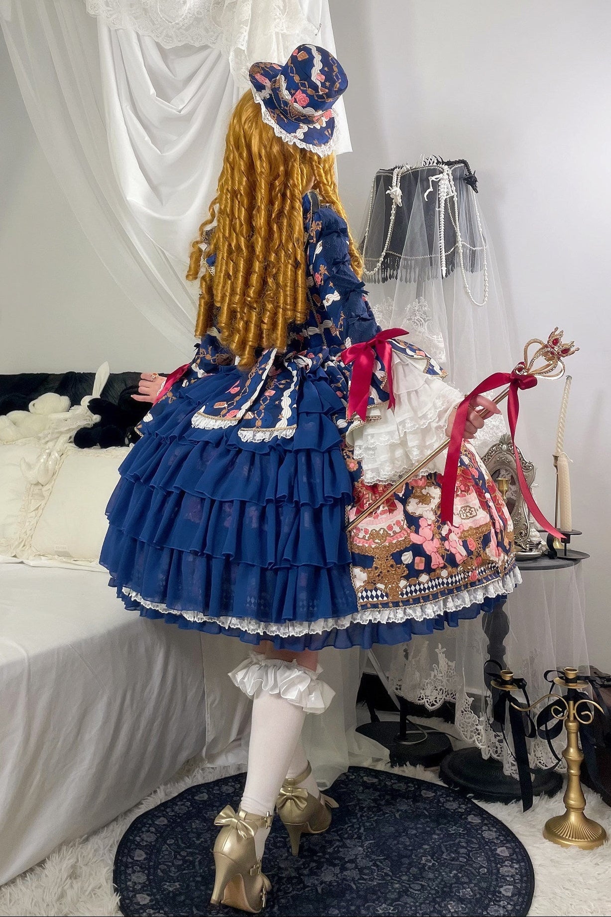 [pre-order Deadline: April 26] Retro Romance Sweet Lolita Ribbon Cake Print Series Accessories