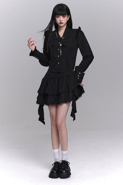 Mode Shirt + Short Skirt