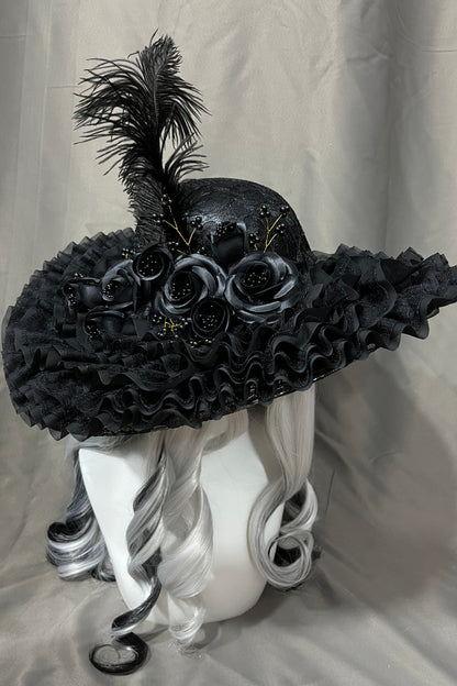 Gothic Rose Lolita Hat