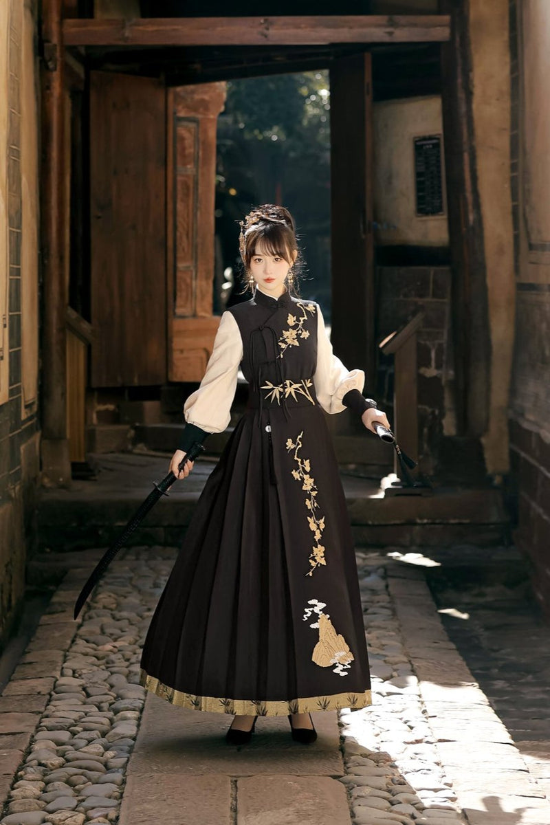 New Chinese-style Hanfu Skirt Set