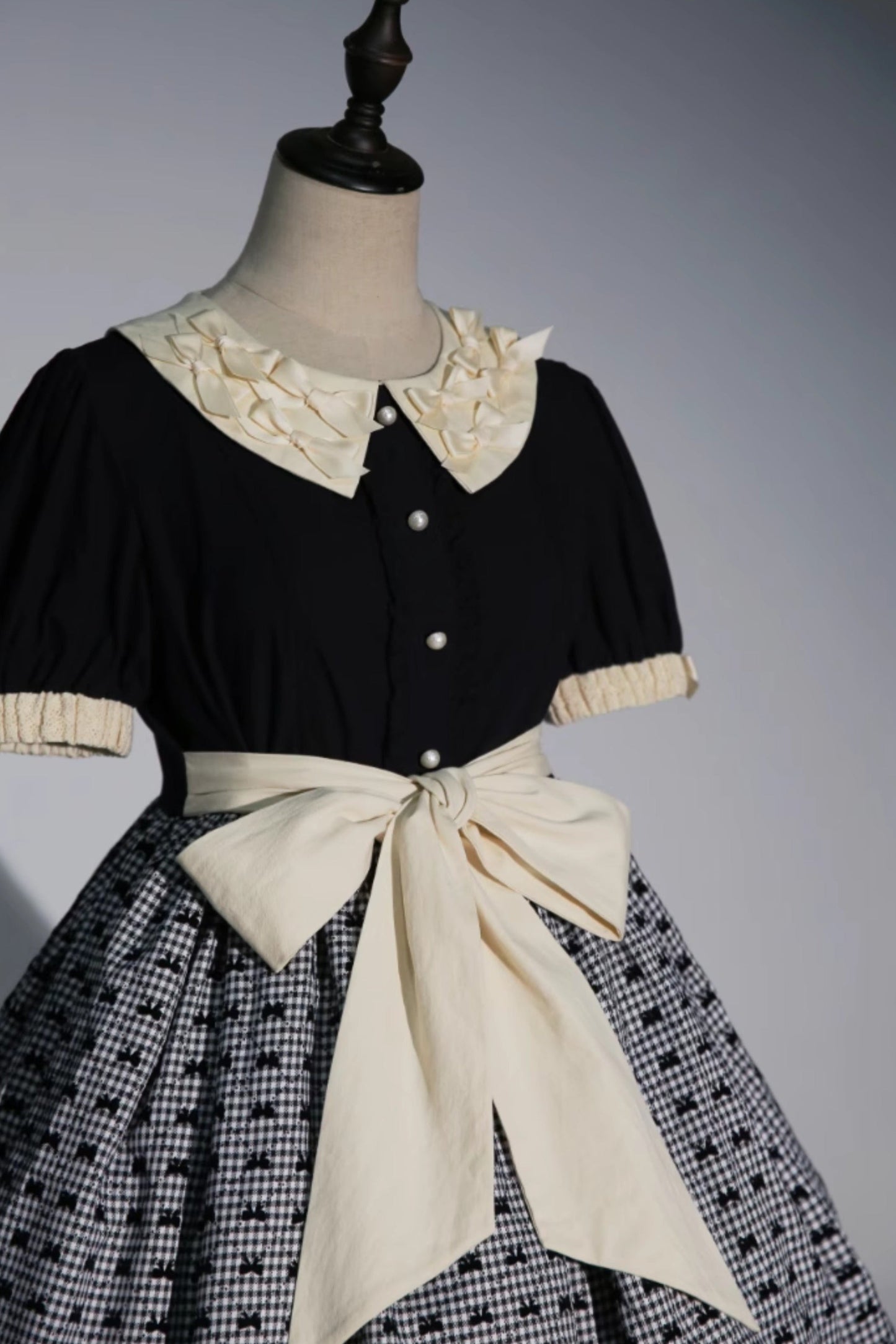 Peach Soda Dot Doll Lolita Dress