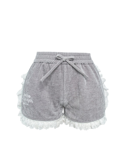 Doll Dock Ribbon Top + Lace Shorts