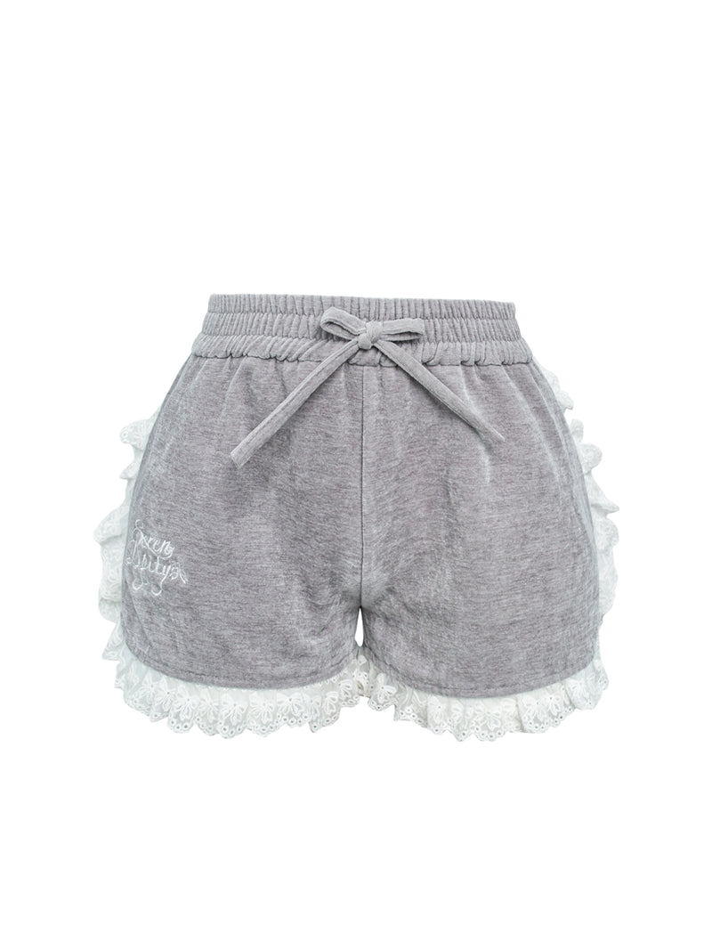 Doll Dock Ribbon Top + Lace Shorts