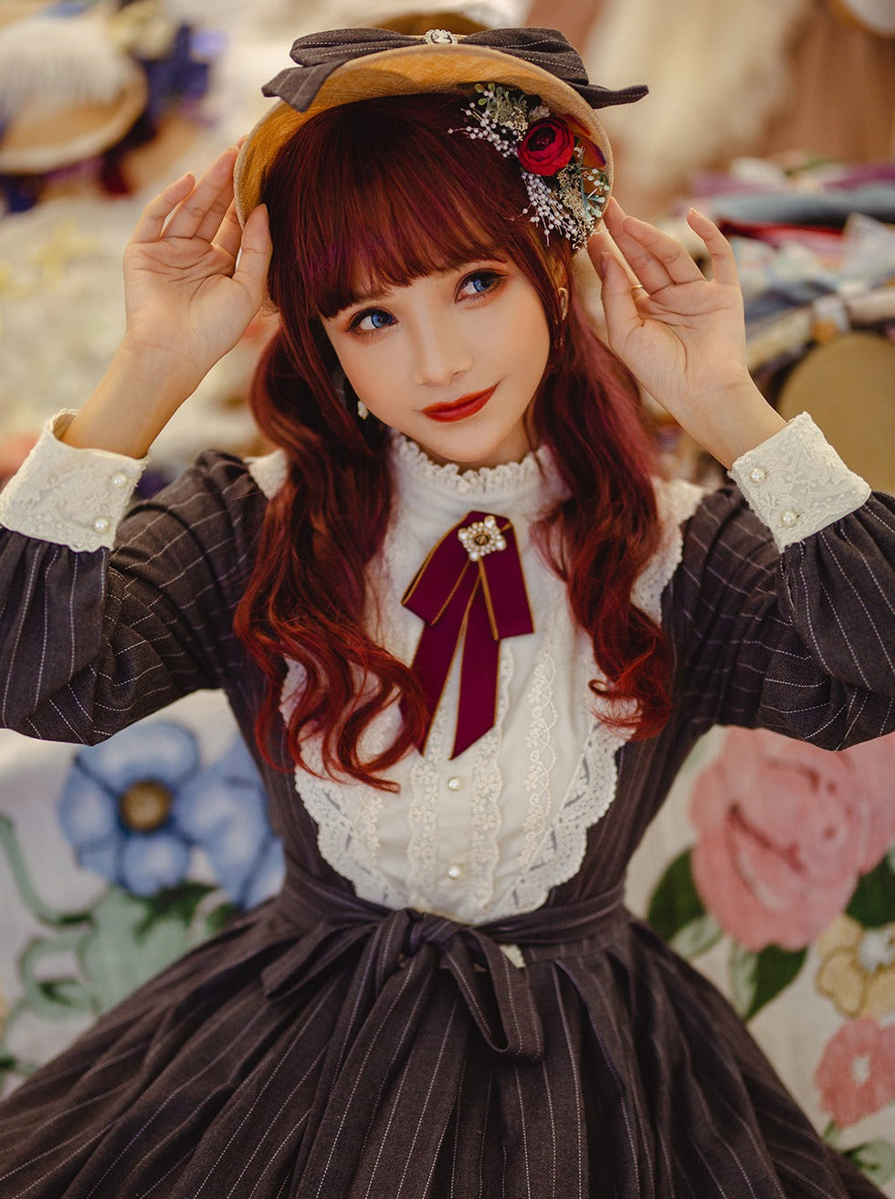 Classical Striped Volume Lolita Dress [pre-order]