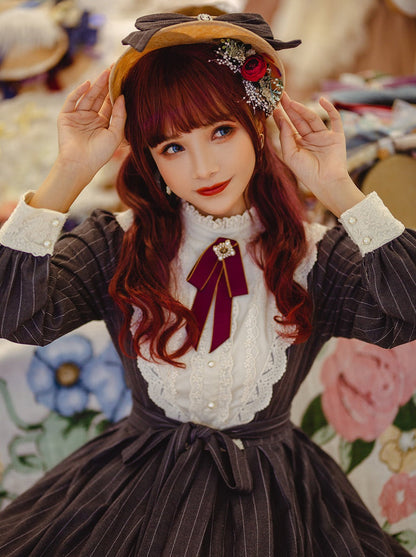 Classical Striped Volume Lolita Dress [pre-order]