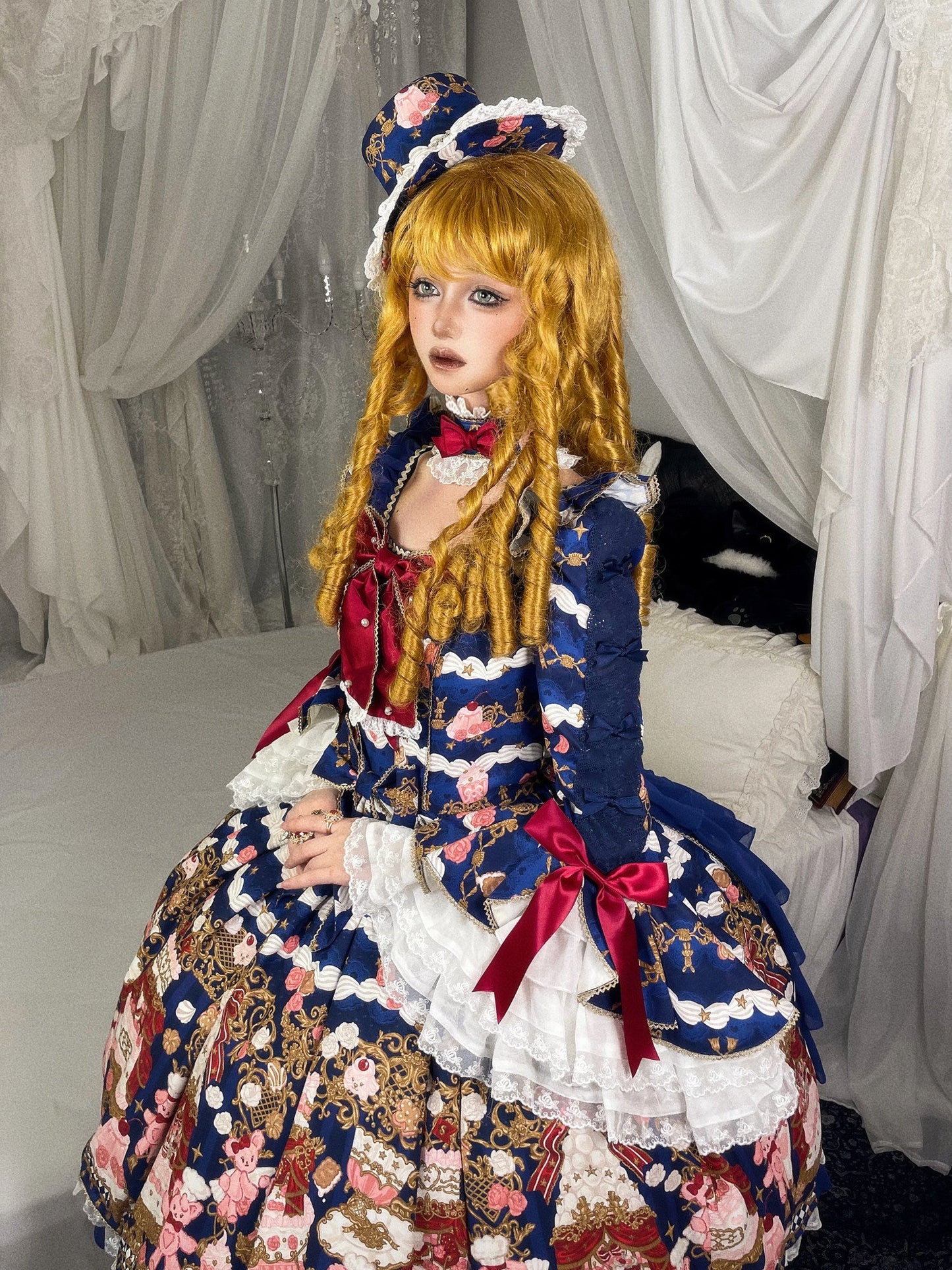 [pre-order Deadline: April 26] Retro Romance Sweet Lolita Ribbon Cake Print Series Accessories