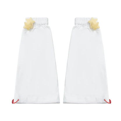 Snack Girl Hooded Vest + Top + Pleated Skirt + Leg Warmers
