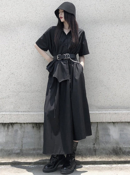 Black Dress Niche Design Regular Skirt
