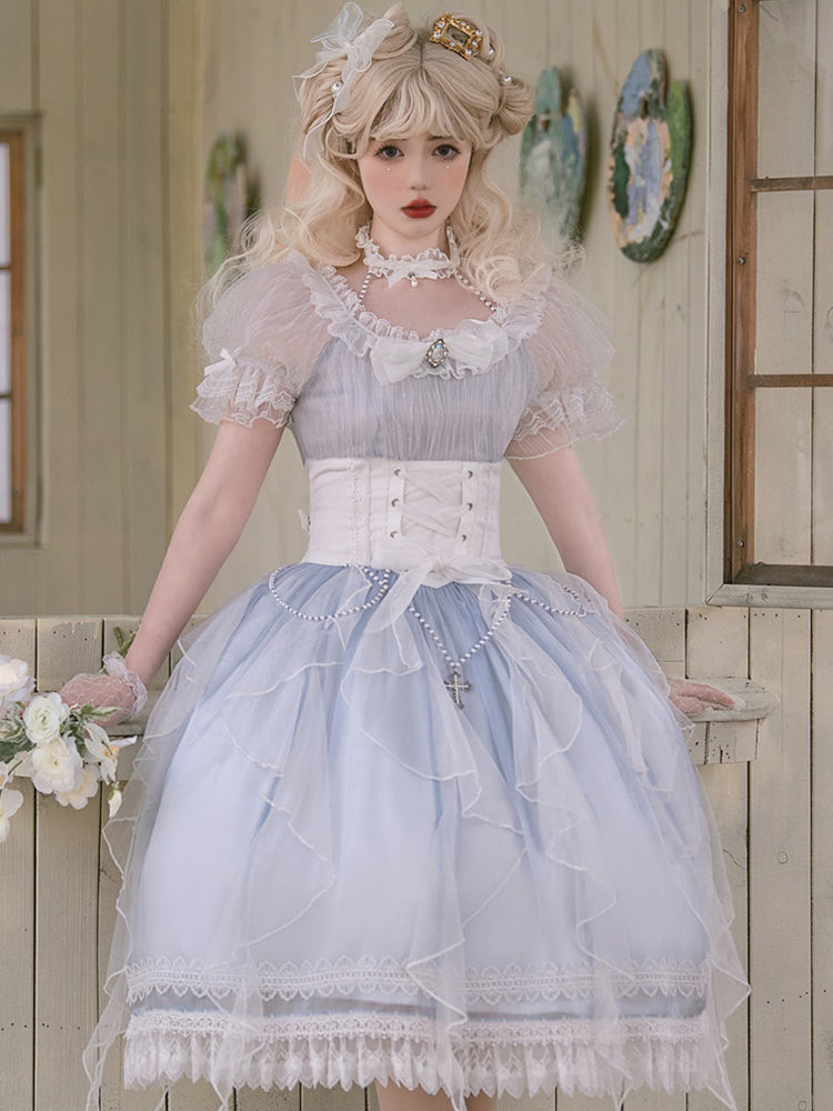 Princess Flower Wedding Tea Party Dress