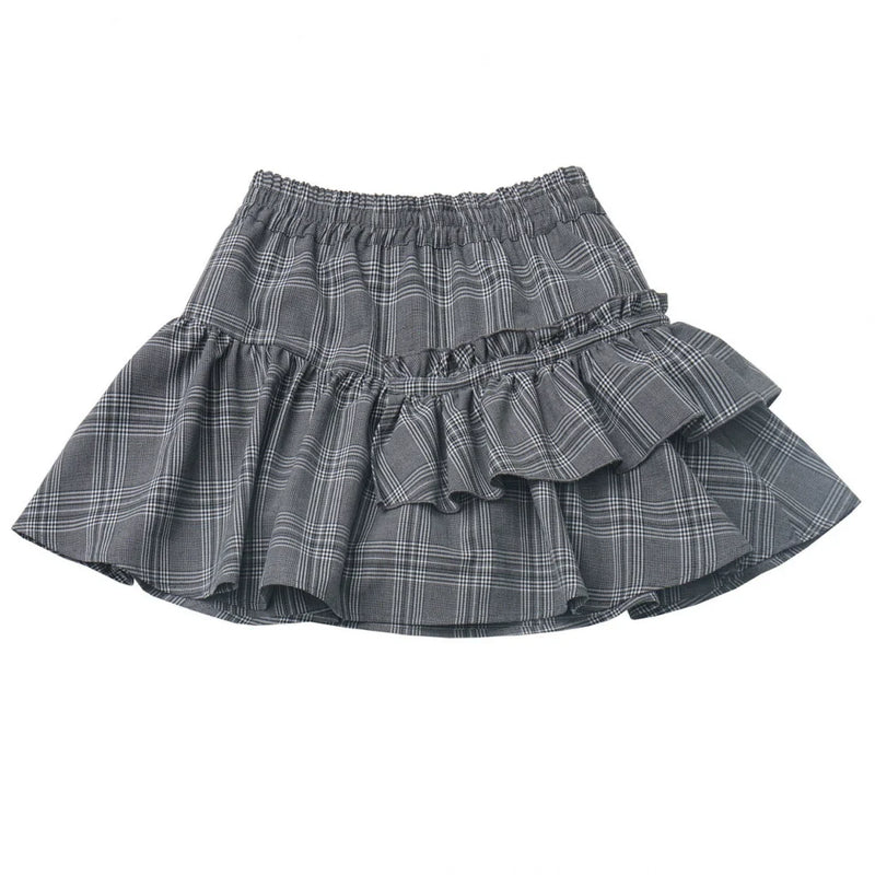 Blue Jersey Design Top + Ruffle Skirt + Hooded Top