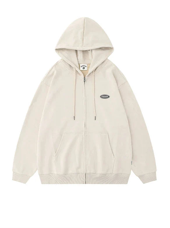 Suede Hooded Sweatshirt Lazy Style Set