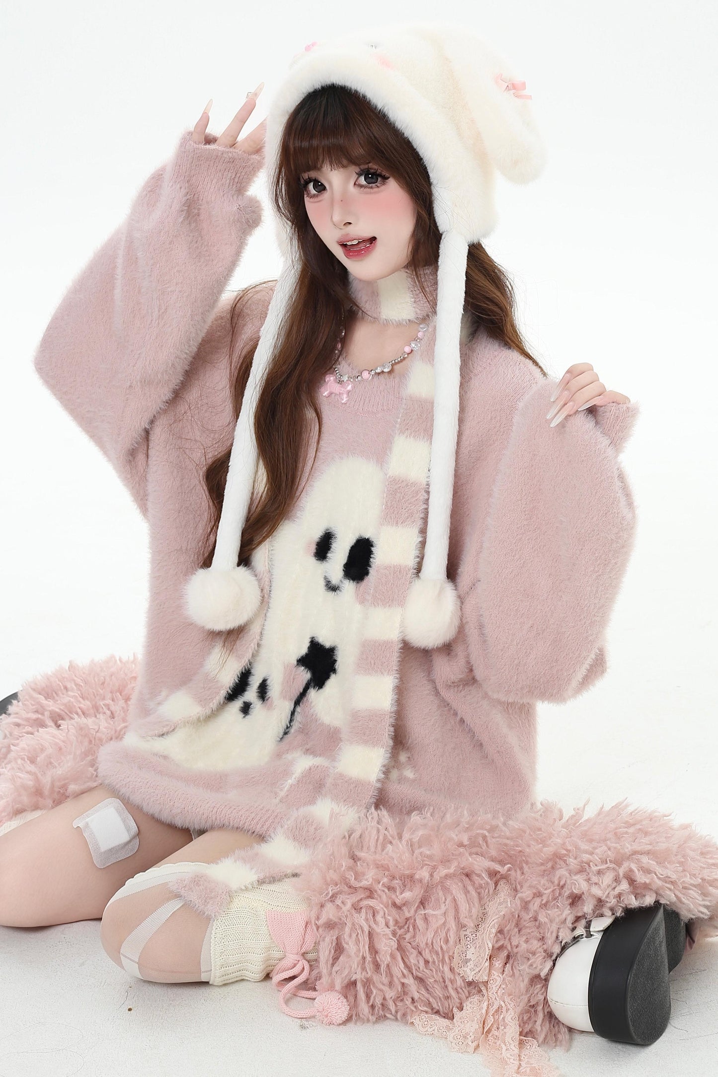 Ghost Over Tops + Scarf