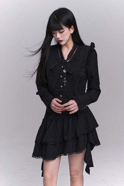 Mode Shirt + Short Skirt