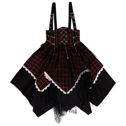 Gothic Academy Idol Lolita Strap Skirt + Shirt + Sleeves