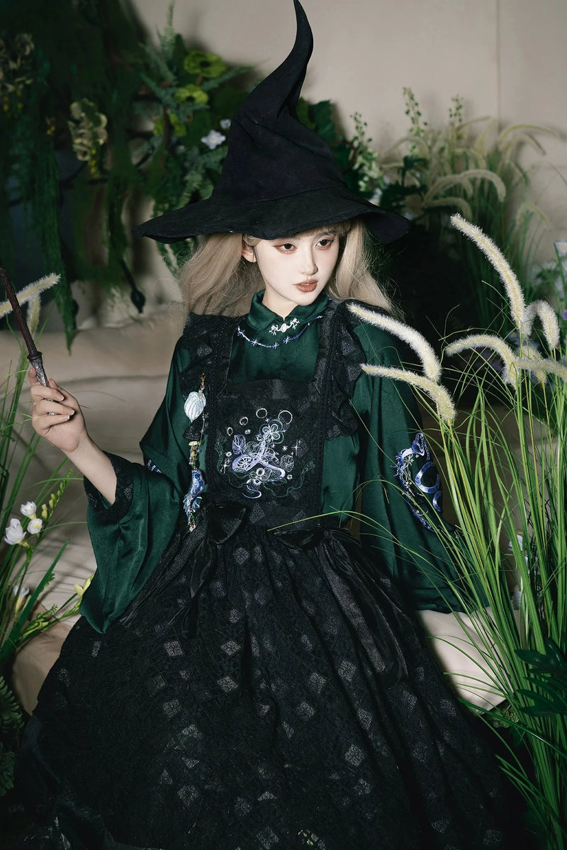 Dark Retro Jacket + Skirt + Long Skirt + Accessories