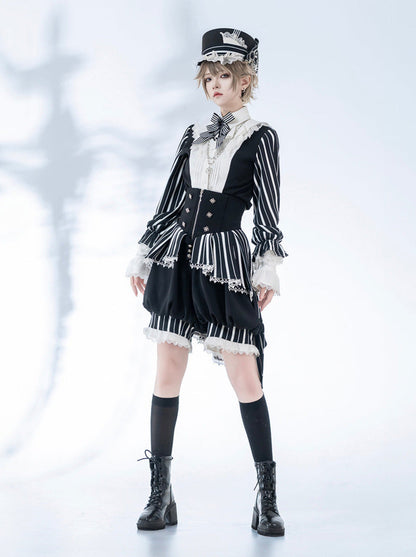 Wonderful Trick Retro Lolita Prince Shirt + Shorts [pre-order]