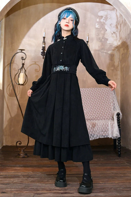 Cheongsam Shirt Long Dress