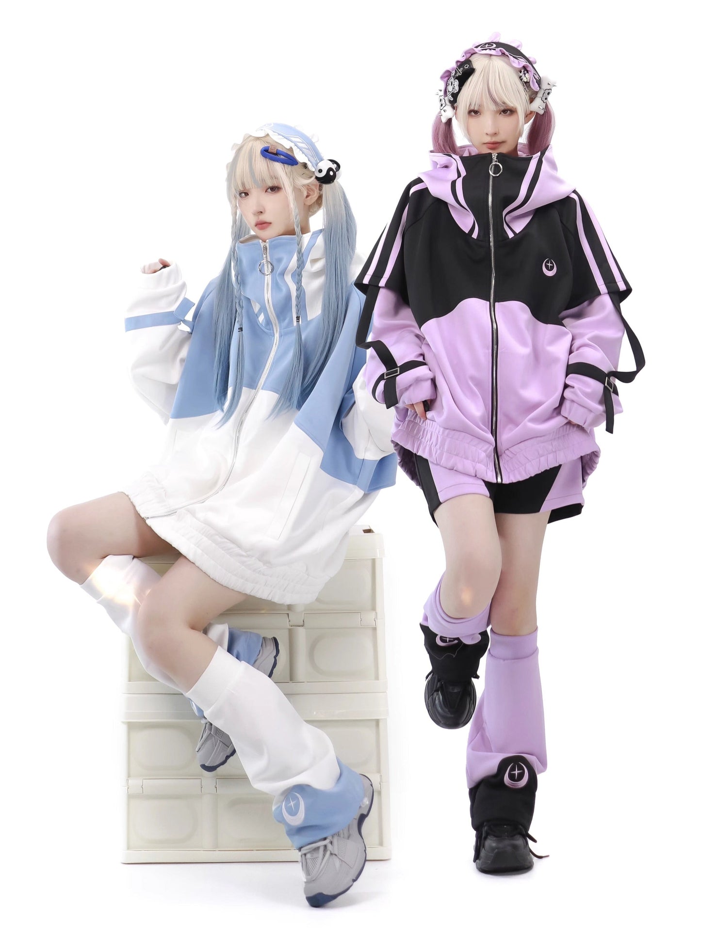 [angel Style] Mineral Series Subculture Cyber Jersey Set