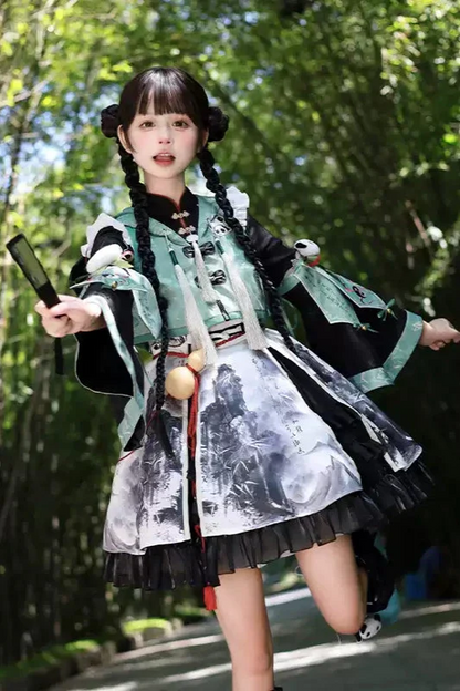 [pre-order] Bamboo Chinese-style Panda Dress Suit