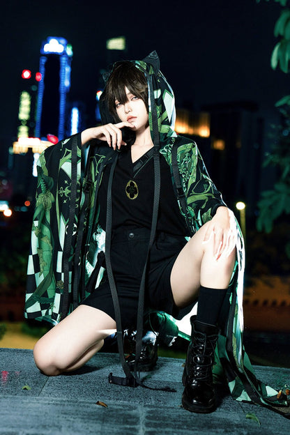 Dark Knight Command Cyberpunk Cat Ear Suit