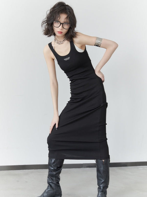 Camisole Long Knit Dress