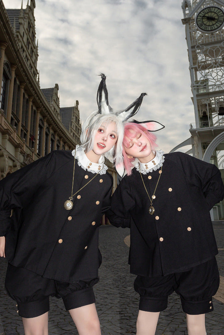 Chrono Rabbit European Prince Cape Jacket Suit