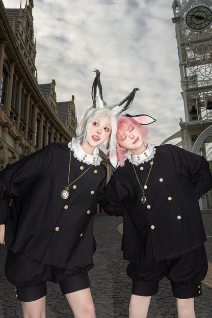 Chrono Rabbit European Prince Cape Jacket Suit