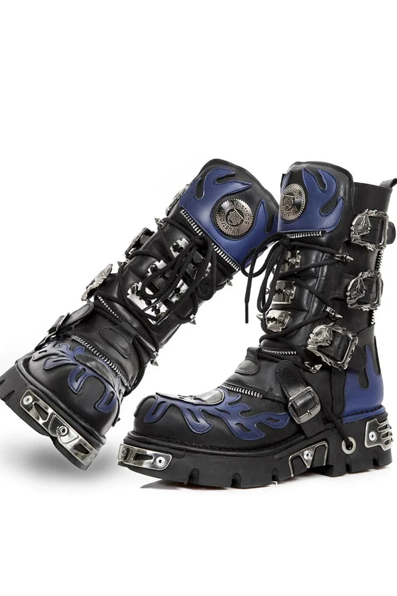 Y2k Dark Punk Short Boots