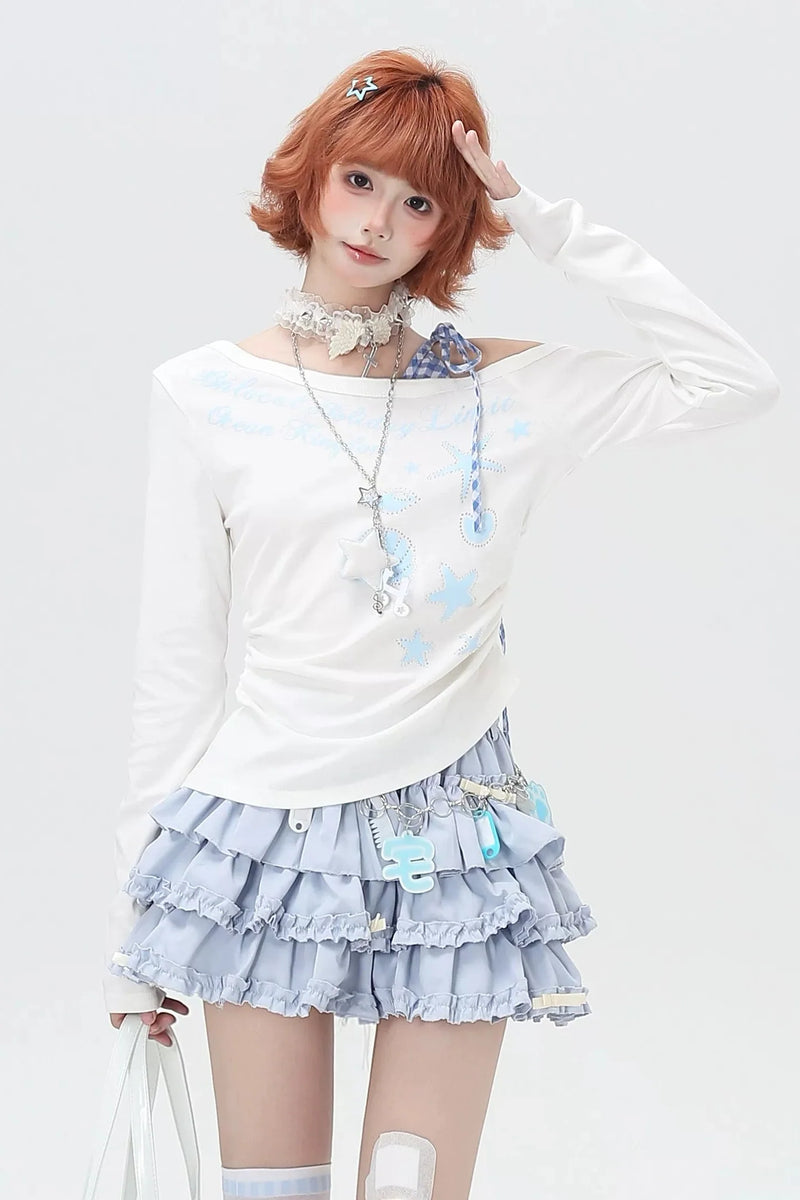 Shell One Shoulder Top