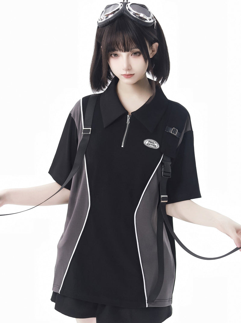 Wind Stream Lapel Paneled Suit