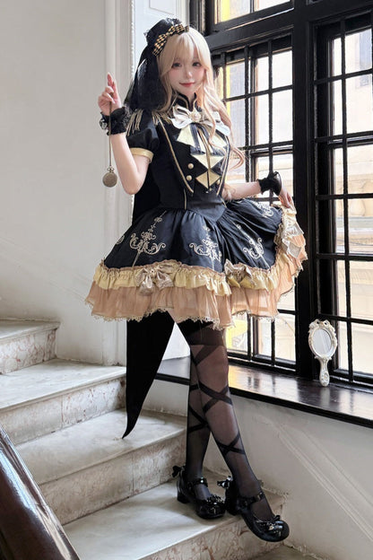 Dark Lolita Dress + Shawl