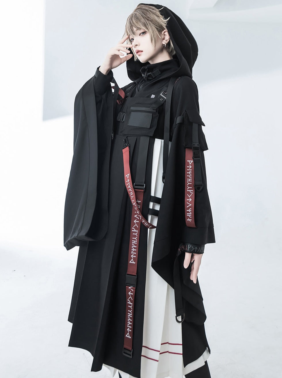Wasteland Cool Hooded Cardigan + Jumper Skirt + Inner Top [pre-order]