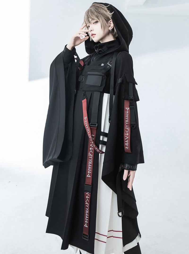 Wasteland Cool Hooded Cardigan + Jumper Skirt + Inner Top [pre-order]