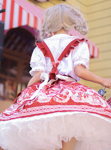 Lolita Rabbit Fried Berry Dress Set