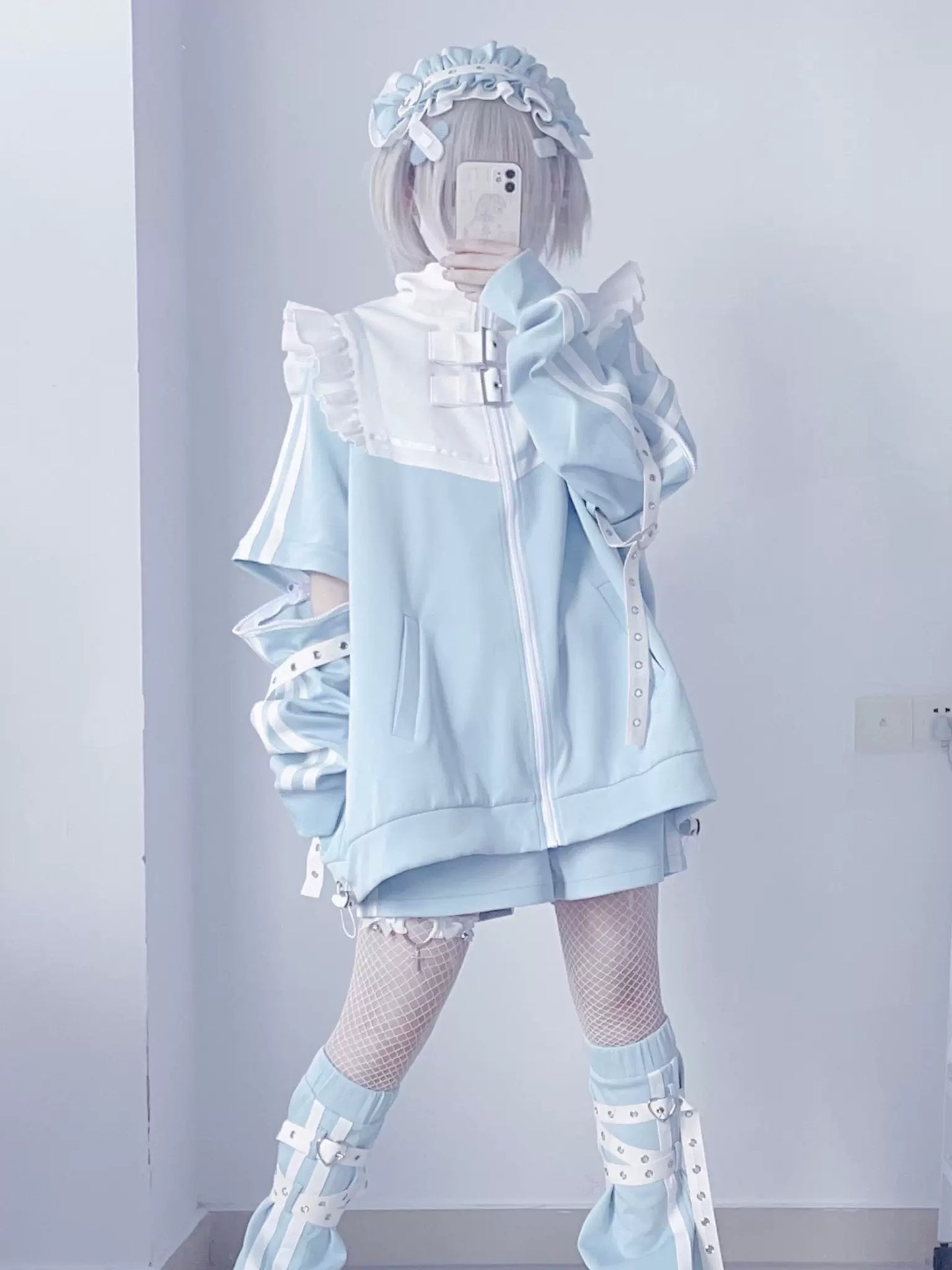Bionic Angel Aqua Detachable Sleeve Jacket + Pants + Leg Warmers