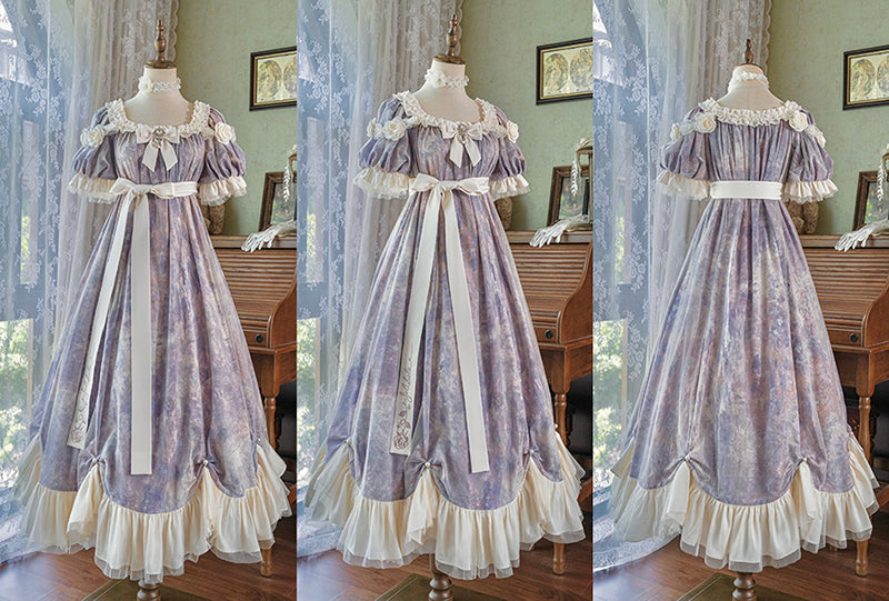 [order Deadline: December 30] Sun and Moon Poem Oil Paint Rose Dress Complete Set
