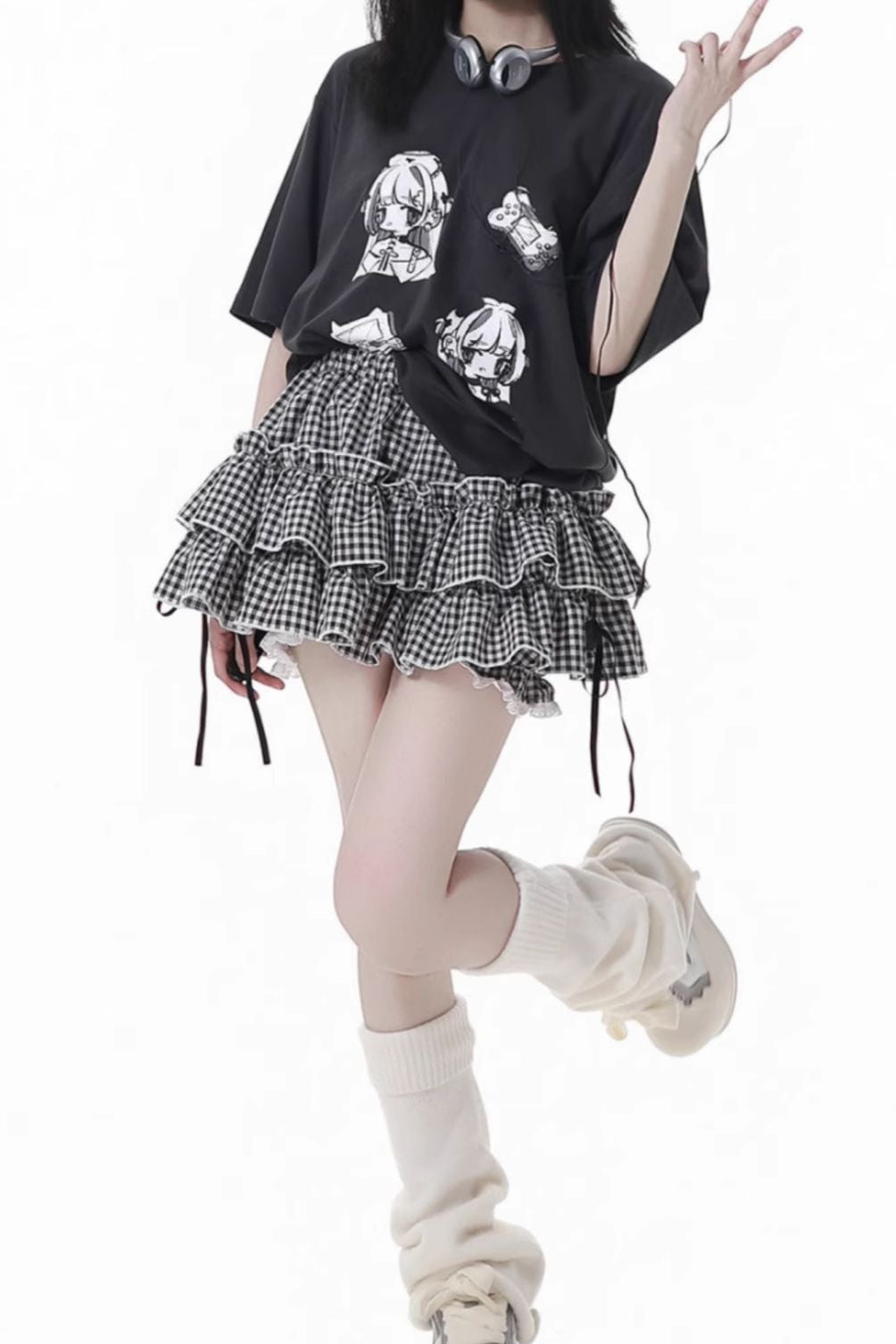 Heat Beat Mode T-shirt + Skirt Pants