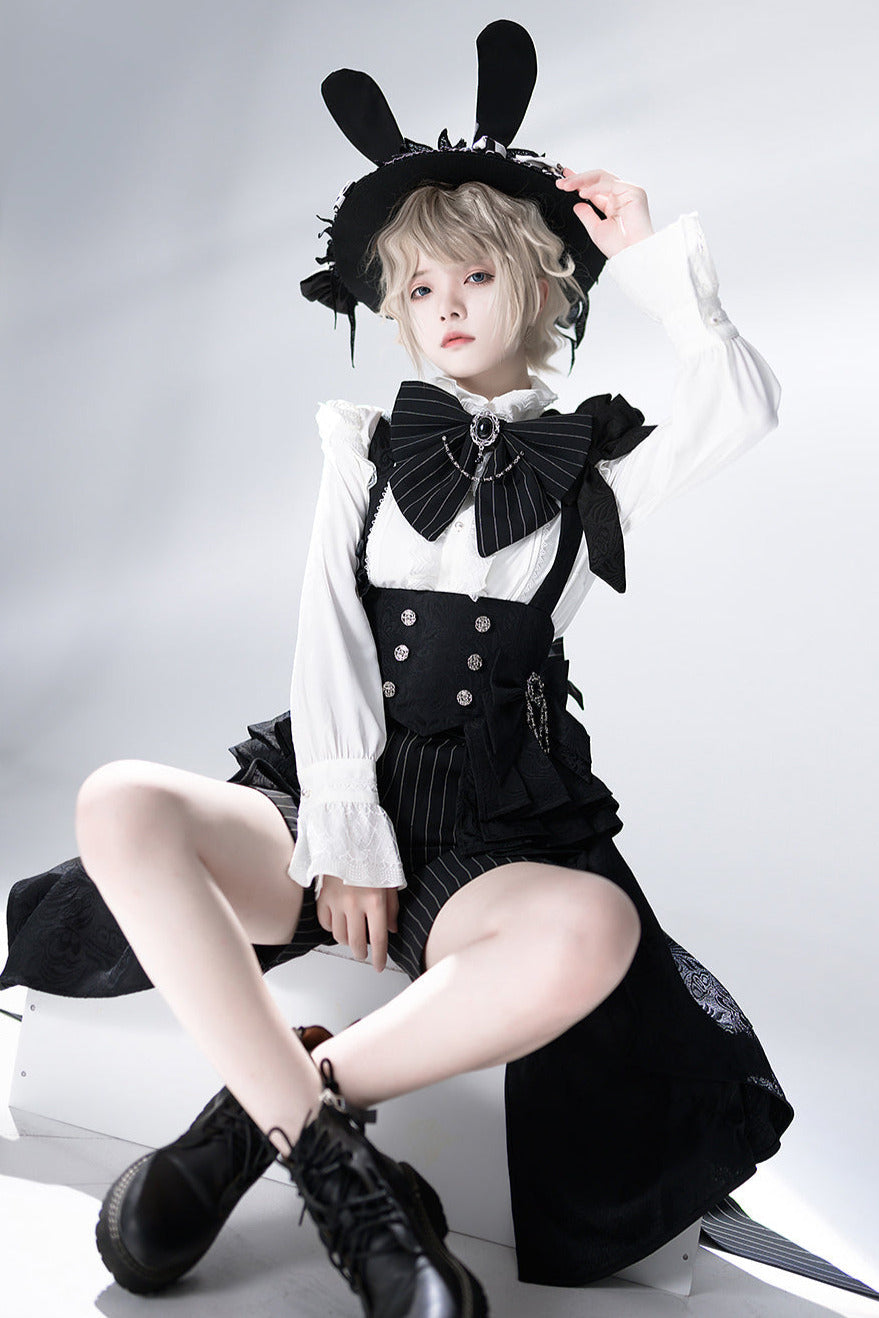 Rabbit Theatre Jacquard Version Lolita Prince Shirt Corset Suit [pre-order]