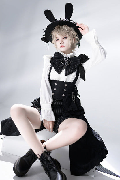 Rabbit Theatre Jacquard Version Lolita Prince Shirt Corset Suit [pre-order]