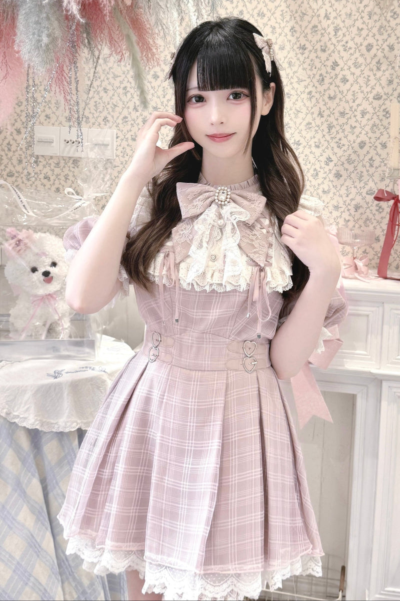 [pre-order] Sweet Plaid Sweet Girly Dress