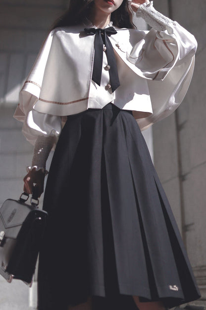 [pre-order] Christine Cape + Vest + Shirt + Long Skirt