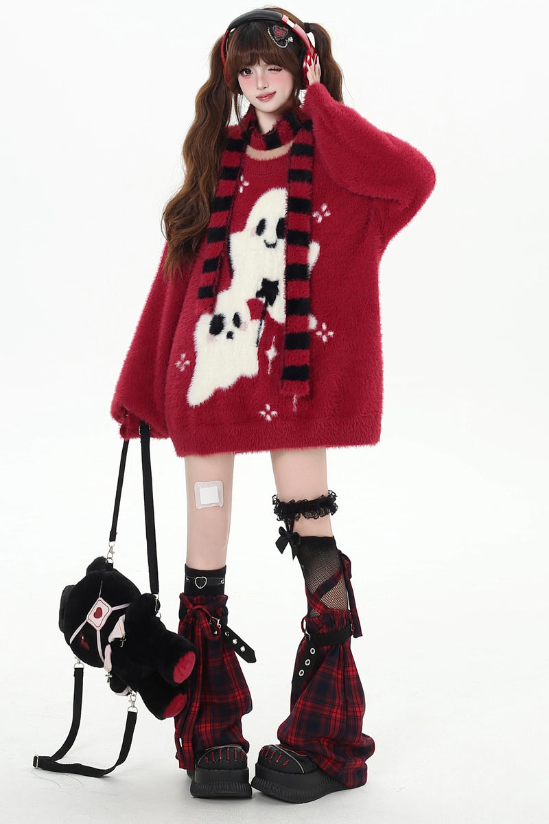 Ghost Over Tops + Scarf